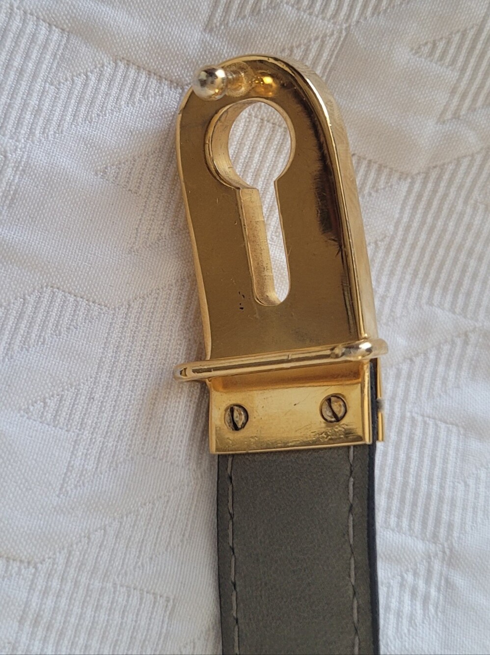 Whale Croc Embossed Belt - Picture 7 of 16